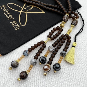 JUZU: &quot;Delirious Agate Dream&quot; Buddhist Prayer Beads