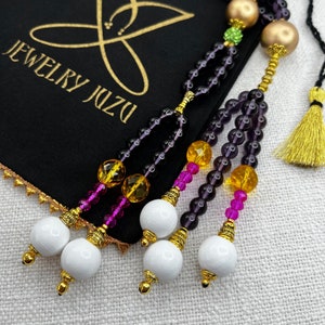 JUZU: &quot;Party Gras&quot; Buddhist Prayer Beads