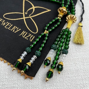 JUZU: &quot;Extravagant Emerald&quot; Buddhist Prayer Beads