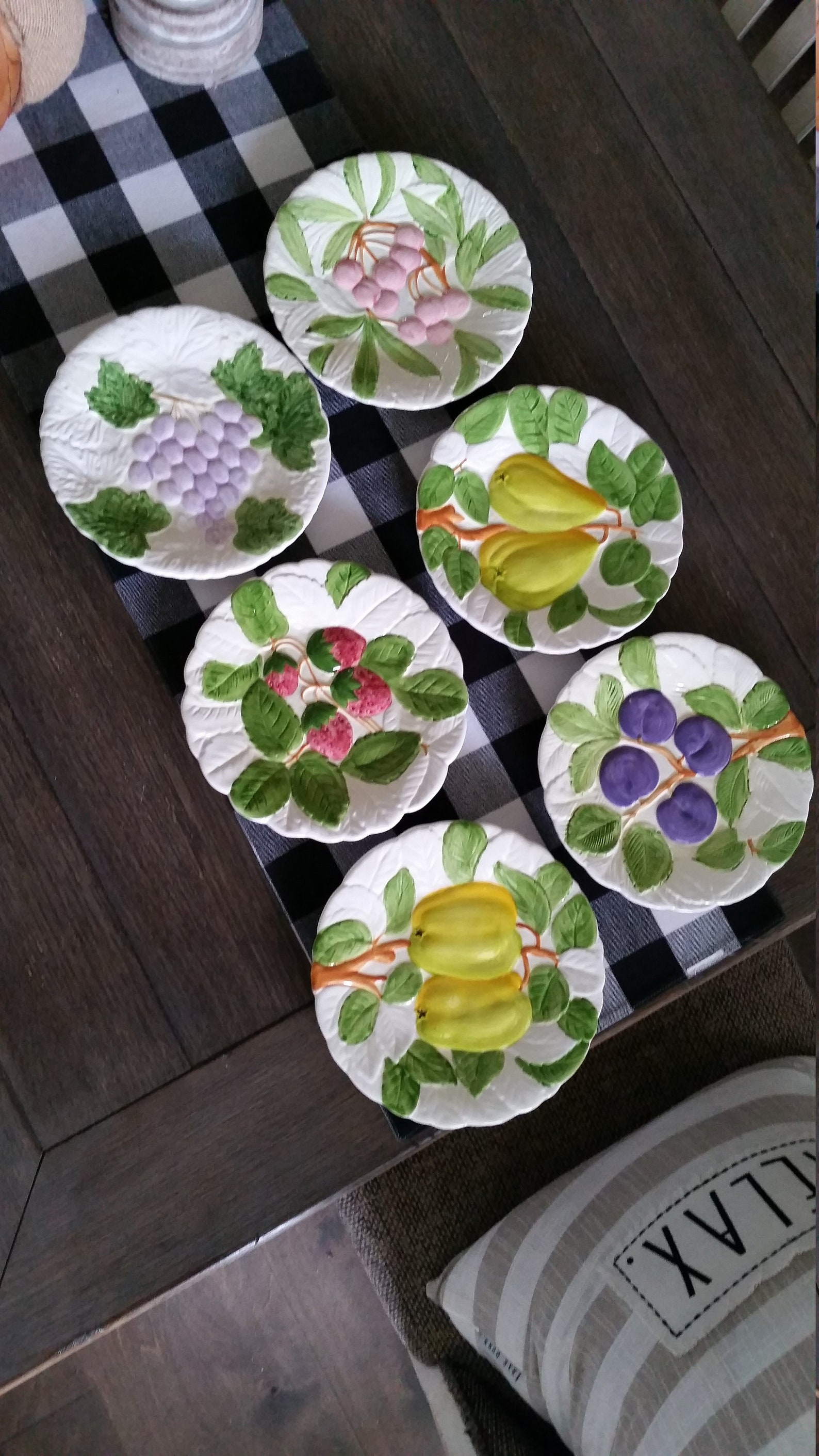 Decorative Fruit Plates Etsy