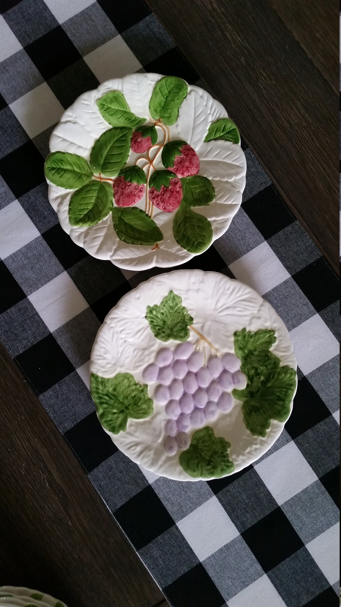 Decorative Fruit Plates Etsy