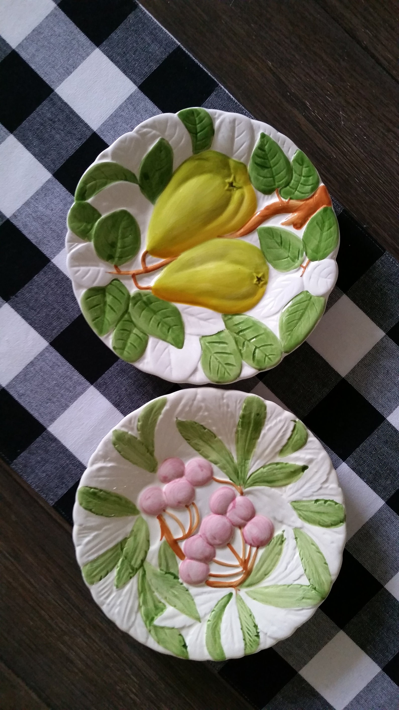 Decorative Fruit Plates Etsy