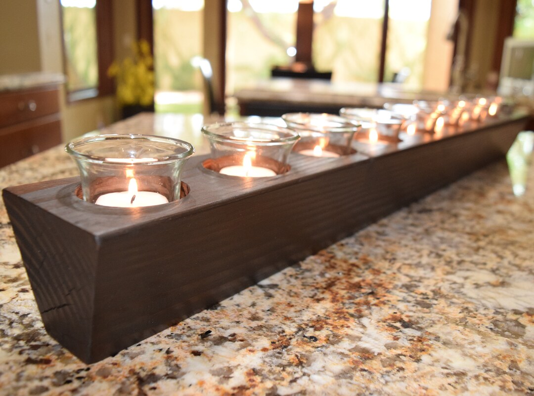 36 Long 9 Candle Centerpiece Table Centerpiece Candle Centerpiece