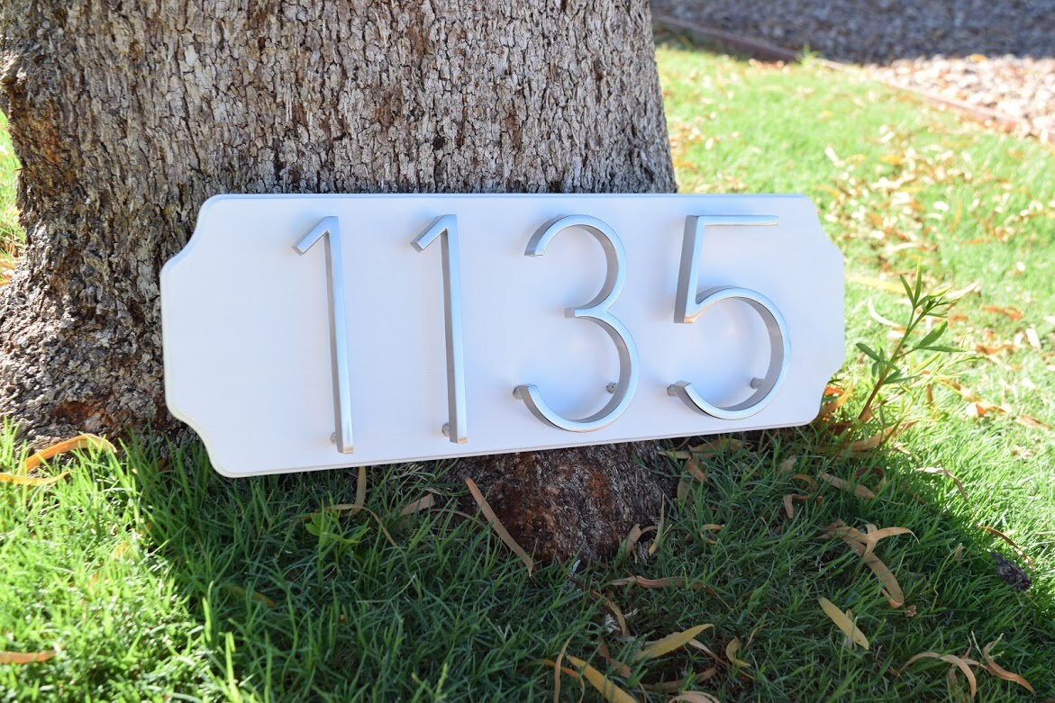 House Number Plaque Address Plaque | Etsy