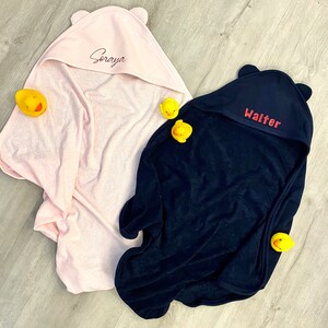 Personalized Infant / Toddler Hooded Towel with Ears