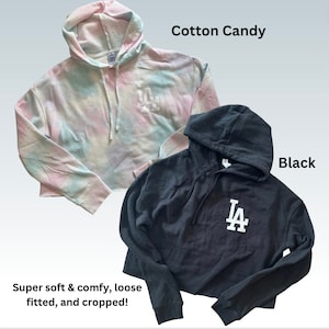 Dodgers Los Angeles Crop Hoodies (Limited QTY)
