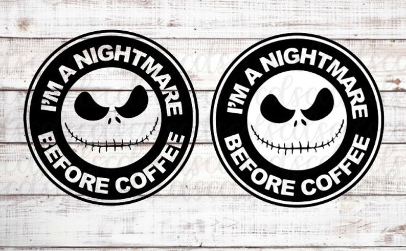 Download Art Collectibles Clip Art Nightmare Before Coffee Nightmare Before Christmas Svgpng