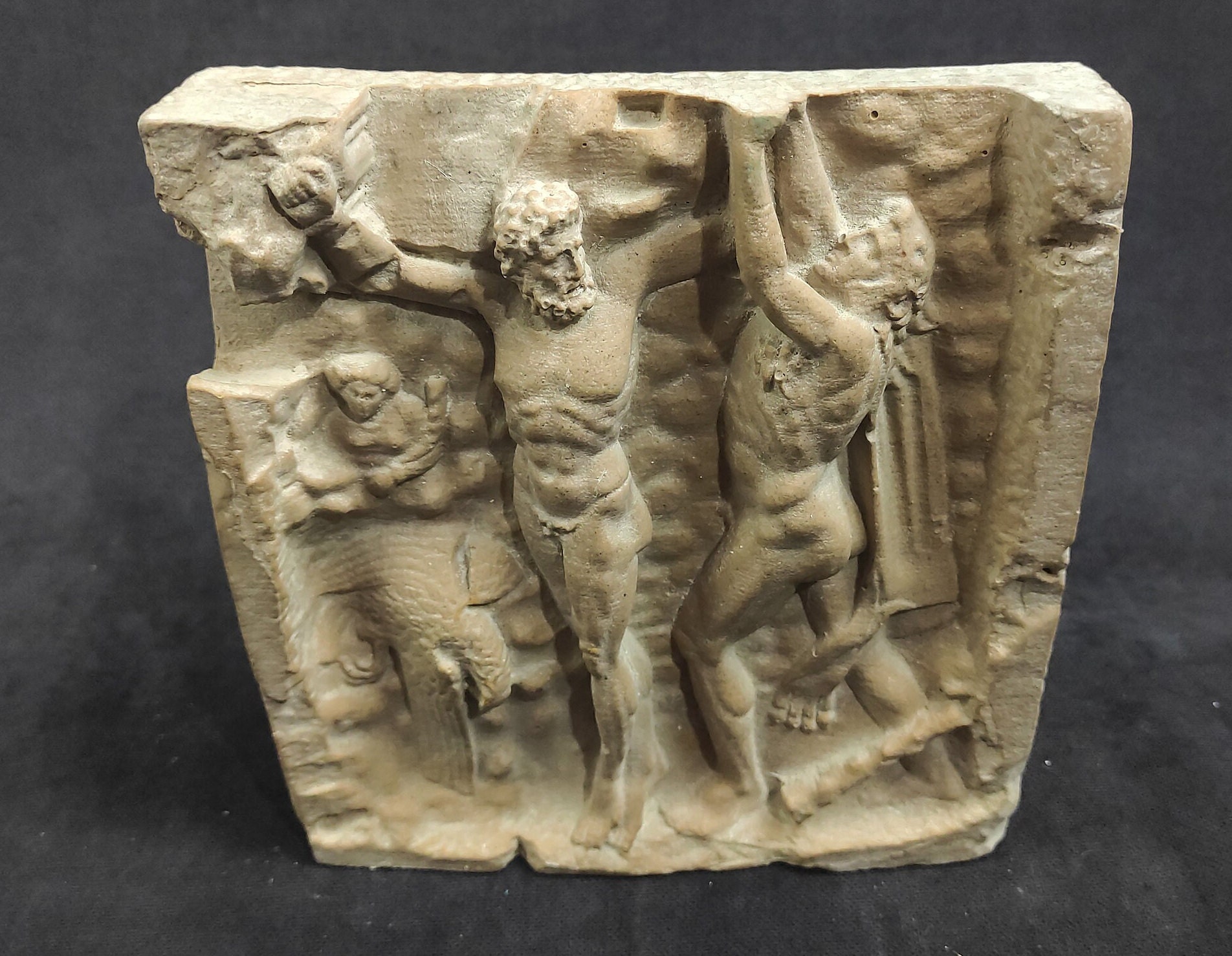 Hercules Relief Sculpture- Heracles - Prometheus Freed by Hercules
