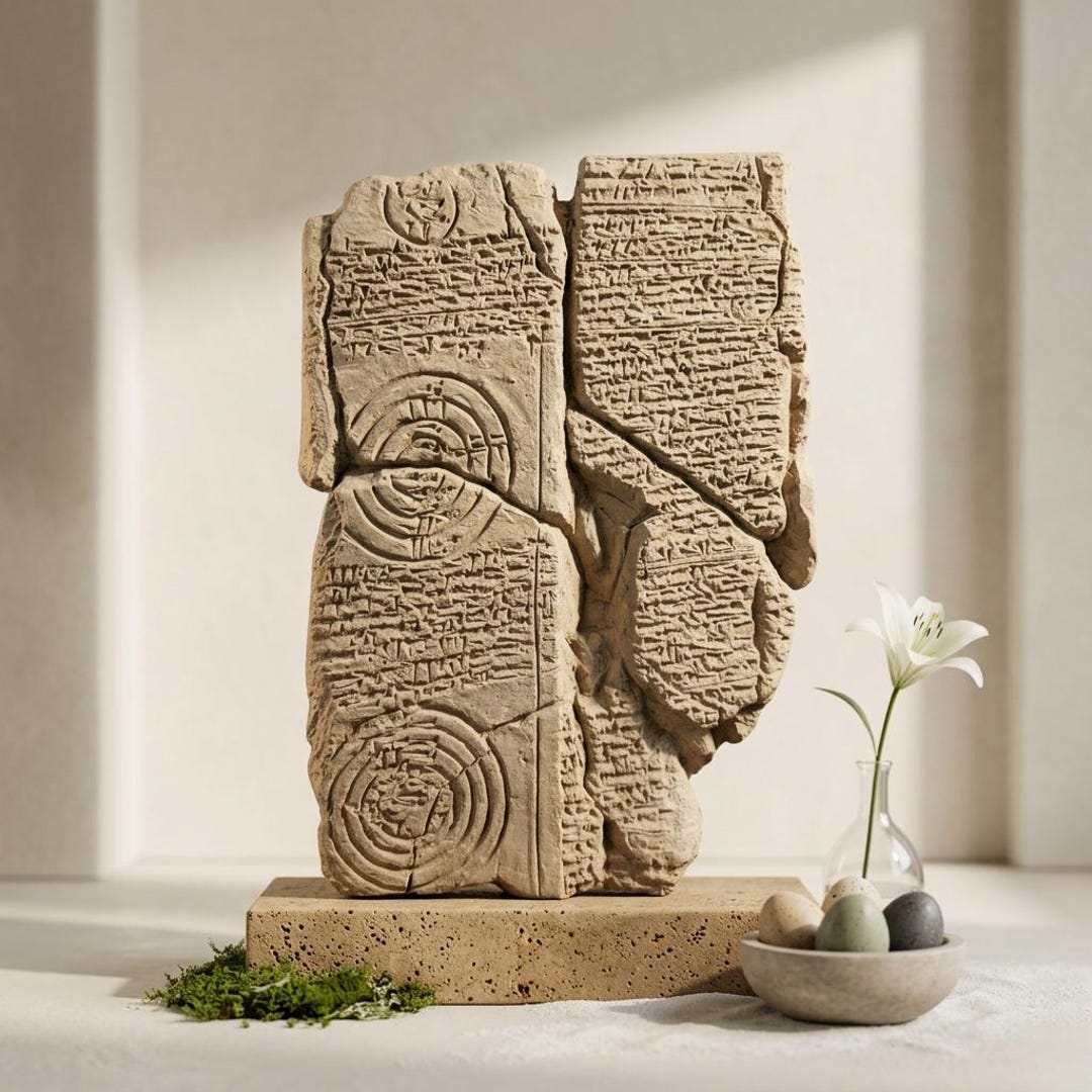 Venus Tablet Replica: Ancient Babylonian Star Map, Astronomy