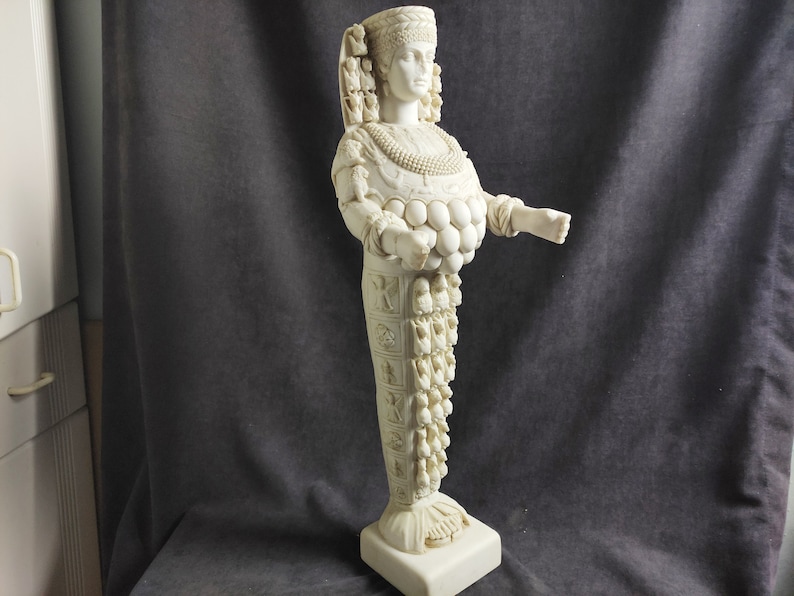 Artemis of Ephesus Megabyxus Anatolian, Roman Goddess Statue, Large Statue image 8