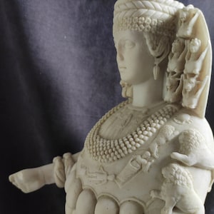 Artemis of Ephesus Megabyxus Anatolian, Roman Goddess Statue, Large Statue image 10