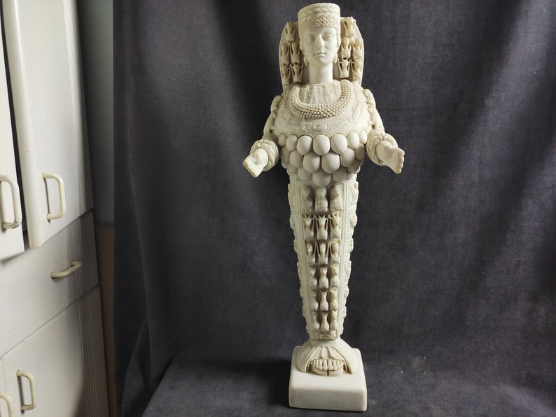 Artemis of Ephesus Megabyxus Anatolian, Roman Goddess Statue, Large Statue image 4