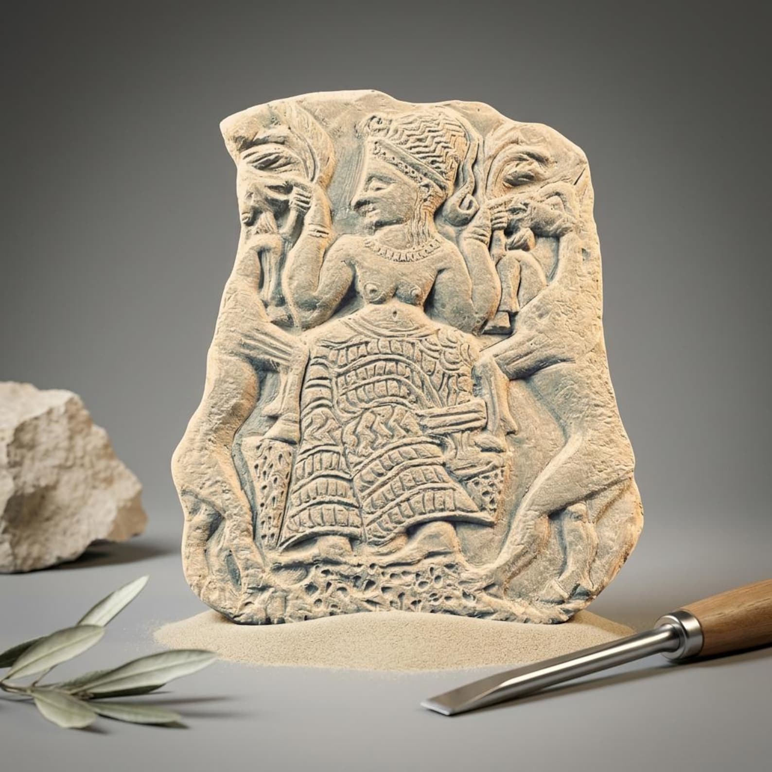 Goddess Asherah Relief: Canaanite Mother Goddess Altar Decor - Etsy