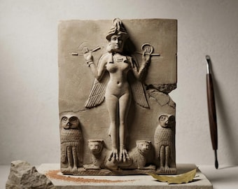 Ereshkigal Tablet Replica: Ishtar Night Queen, Sumerian Goddess