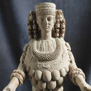 Artemis of Ephesus Megabyxus Anatolian, Roman Goddess Statue, Large Statue image 3