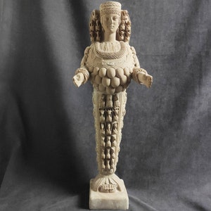 Artemis of Ephesus Megabyxus Anatolian, Roman Goddess Statue, Large Statue image 2