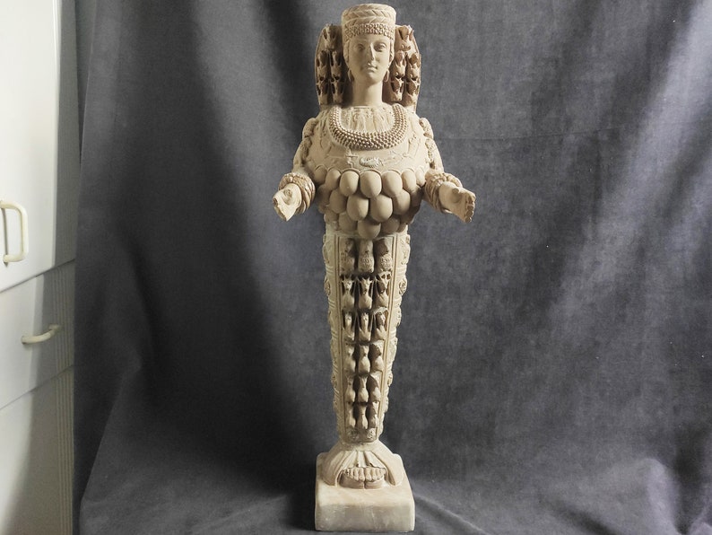 Artemis of Ephesus Megabyxus Anatolian, Roman Goddess Statue, Large Statue image 2