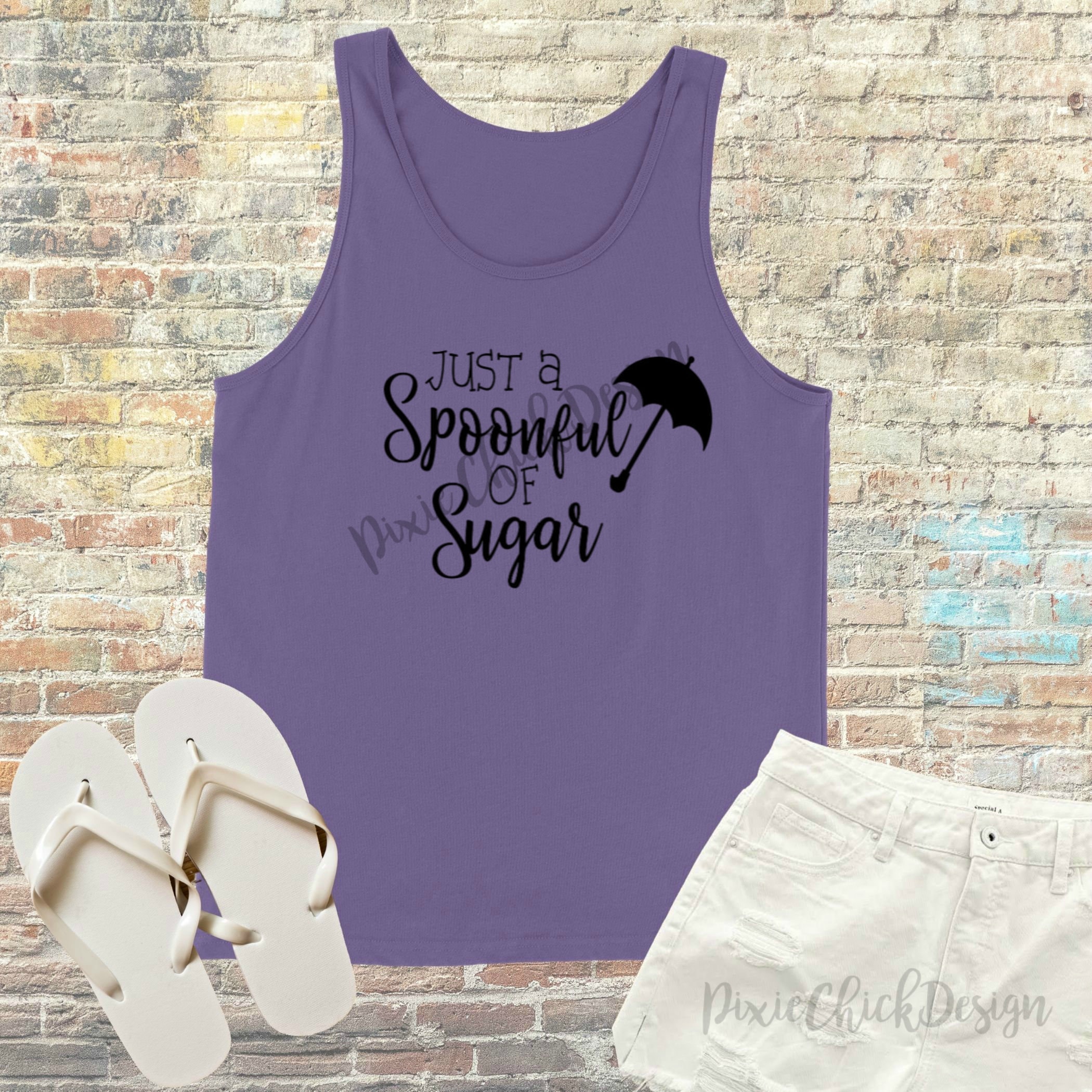 Just a Spoonful of Sugar digital file SVG/PNG/jpg files. Mary Etsy