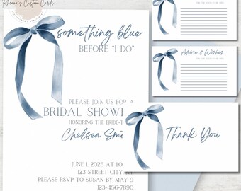 Something Blue Before I Do Bridal Shower Bundle