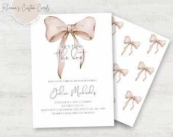 She’s Tying The Knot Bridal Shower Invitation