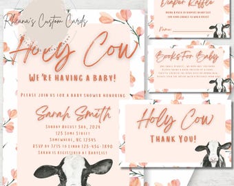 Holy Cow We’re Having a Baby Invitation