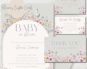 Baby in Bloom Invitation