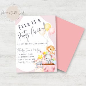 Party Animal Birthday Invitation