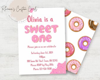 Sweet One Birthday Invitation