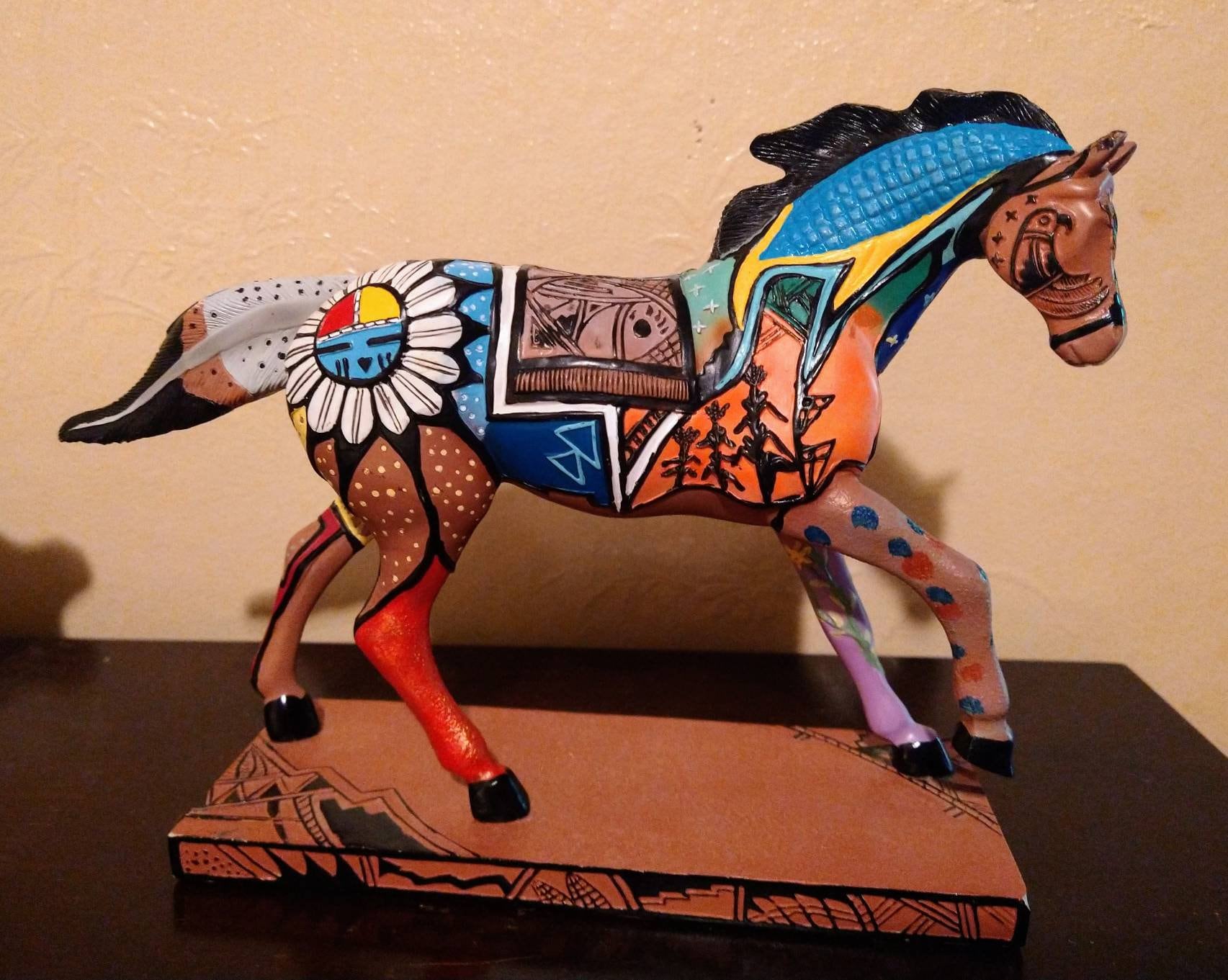The Trail of Painted Ponies Indian Summer Collectible Figurine Etsy