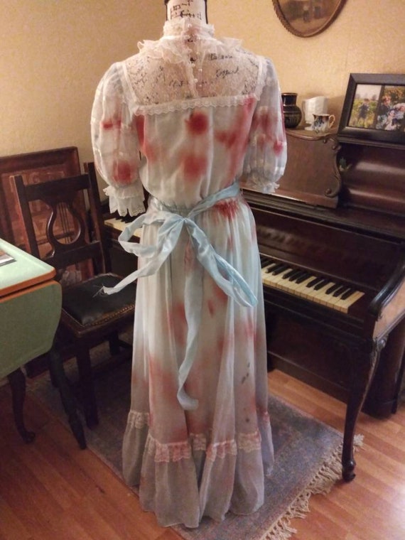 Vintage Authentic Gunne Sax Prairie Dress Victori… - image 2
