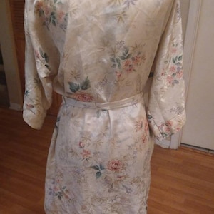 1970s Vintage Floral Robe Sz M