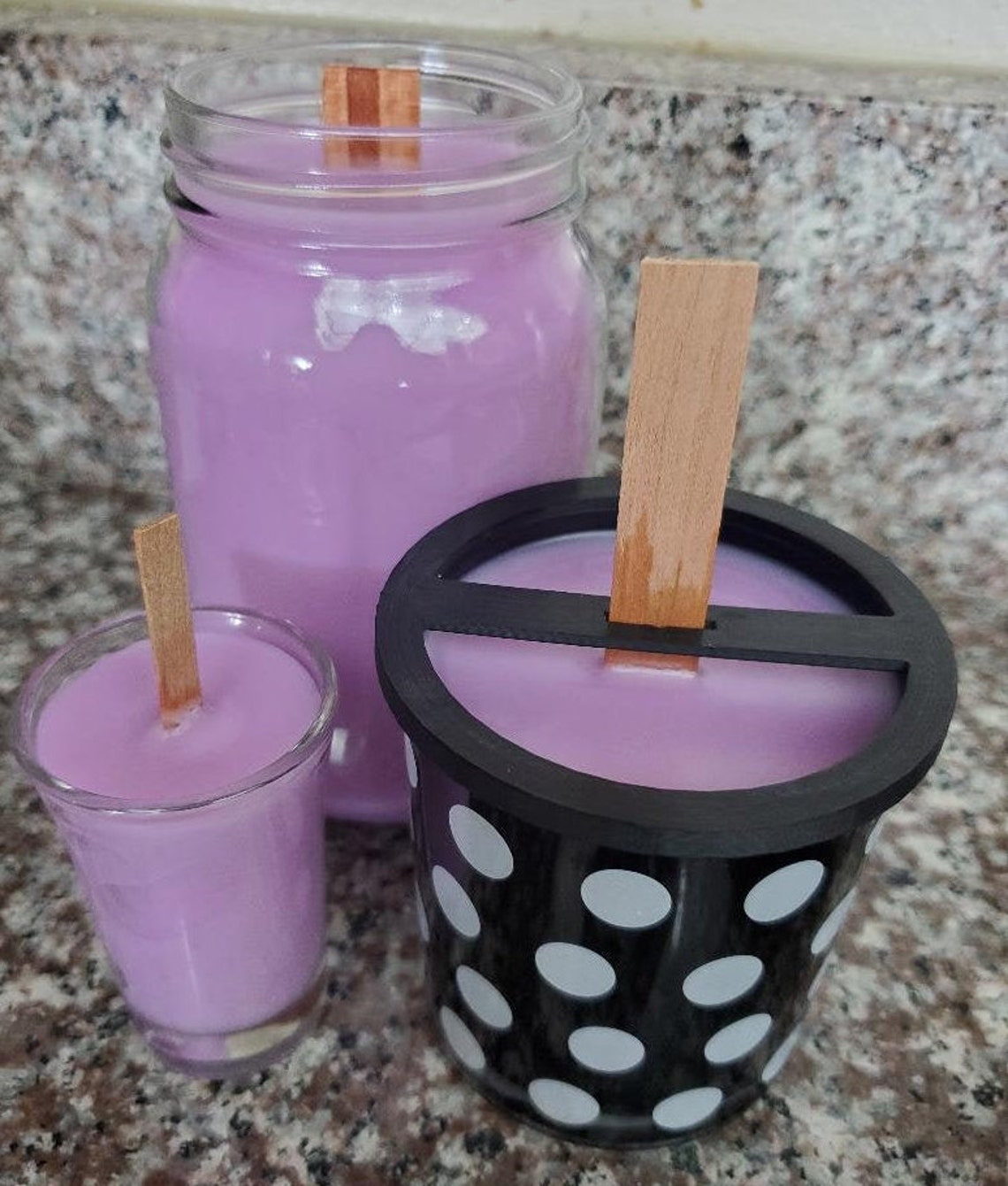 Custom candle wick holders Etsy