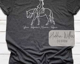 Western Pleasure Shirt, Gift For Equestrian, Gift For Horse Person, Western Pleasure Equestrian Shirt, Western Pleasure