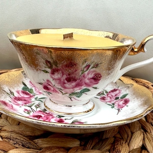 100% Canadian Beeswax Tea Cup Candle