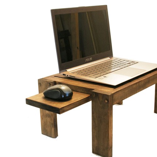 Laptop Table Lap Desk Sofa Desk End Table Laptop Stand Tablet Etsy