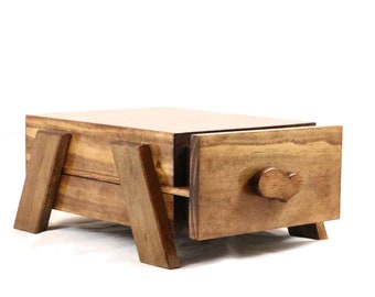 Organizador de escritorio de madera, caja de fotos, caja de recuerdos, joyero, almacenamiento de joyas, caja de lápices, organizador de escritorio, organizador de oficina, almacenamiento de escritorio