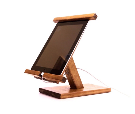 IPad Stand iPad Halter iPad Rest iPad Ladestation Tablet Rest Holz