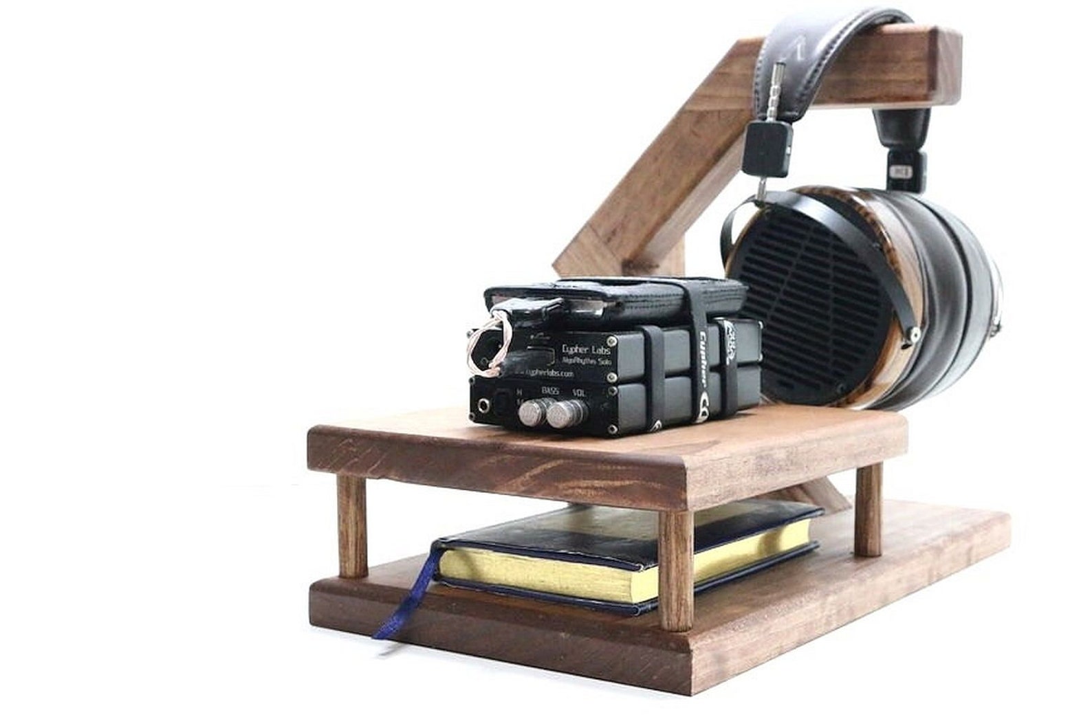 Headphone Stand With Shelf for Amp/dac Mini Music Station | Etsy