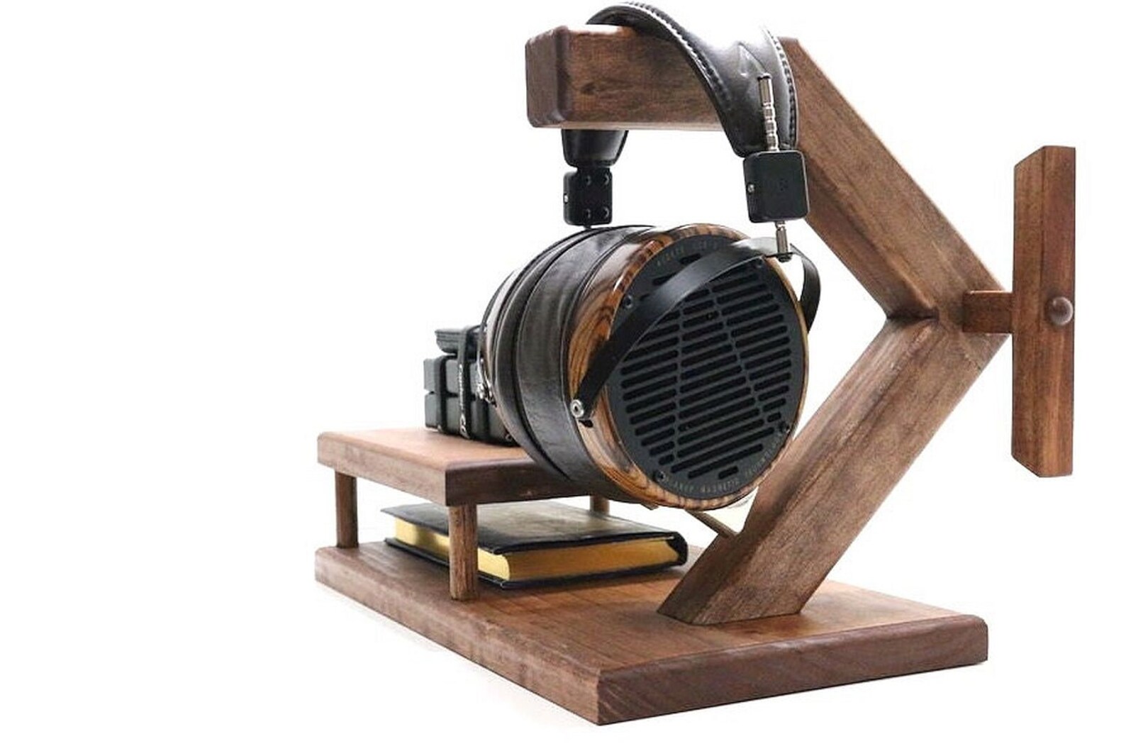 Headphone Stand With Shelf for Amp/dac Mini Music Station | Etsy