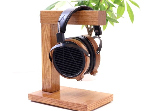 Support de casque en bois personnalisé Support de casque pour