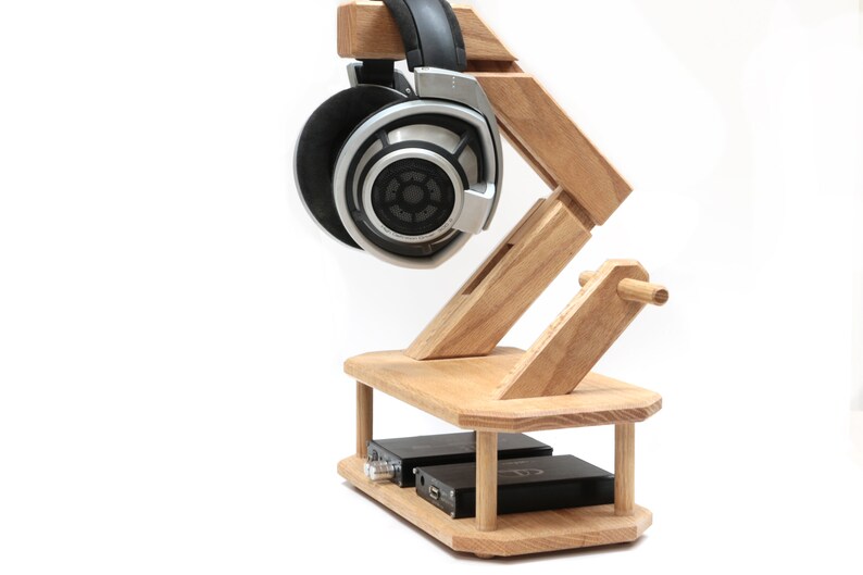 Headphone Stand With Shelf for Amp/Dac Mini Music Station | Etsy