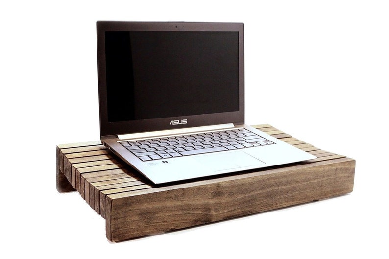 Computer Laptop Wood Stand Lap Tray Holder Portable Desk