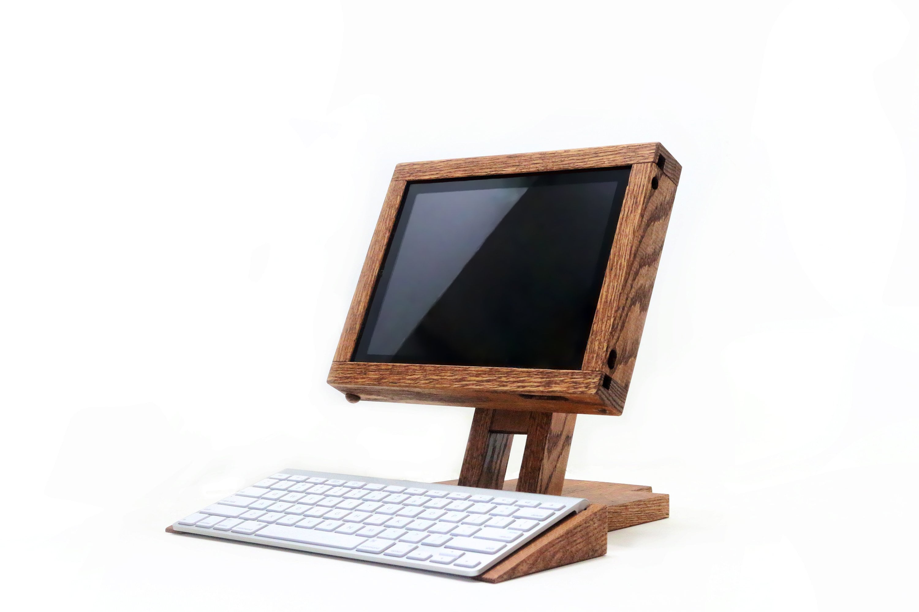 Ipad POS Stand With Keyboard Attachment Rotating Ipad Stand Etsy