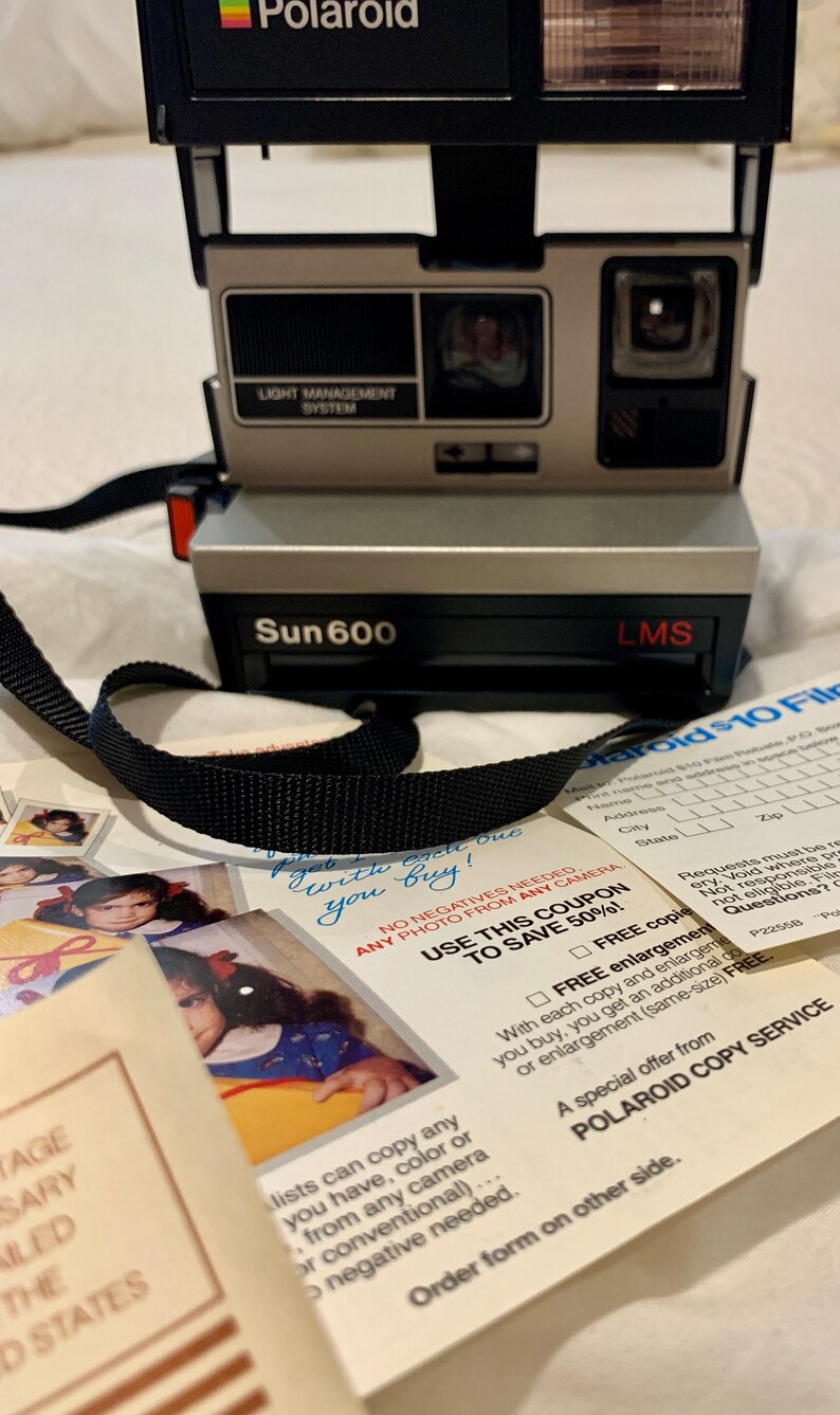 Vintage Polaroid Sun 600 LMS Camera