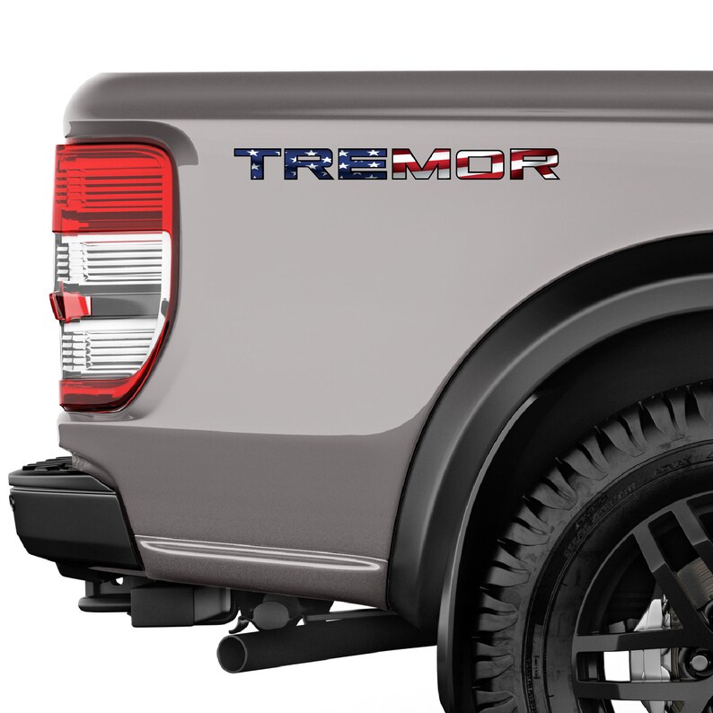 Ford F150 F250 Tremor Package Truck Bed Side Decal USA Flag Etsy
