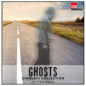 GHOSTS Overlays, Png, Photoshop Overlays, Photoshop Overlay, Ghost, Halloween Overlays, Photo Edit