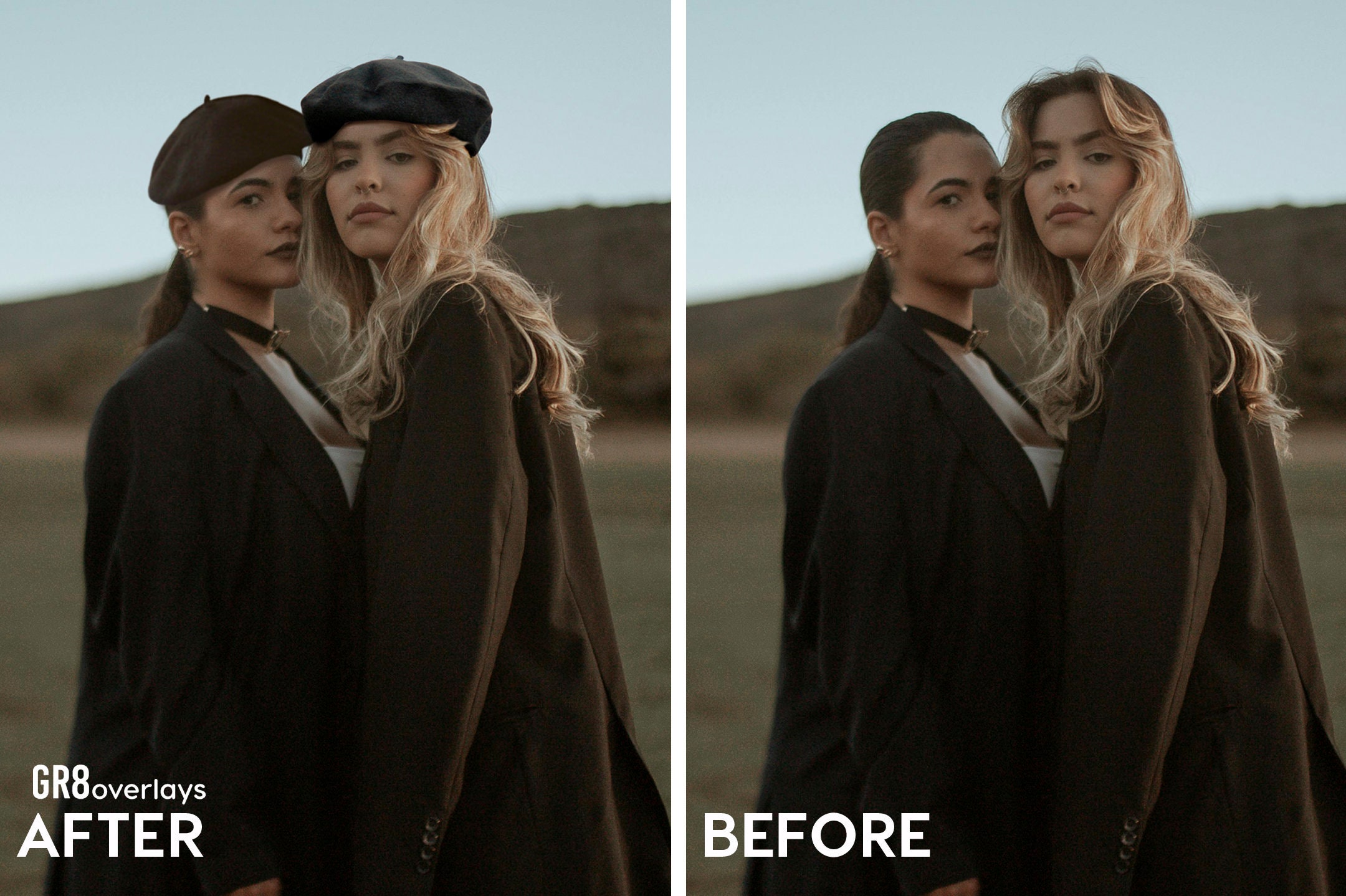 10 BERETS, Photoshop Overlays, PNG Files, Photo Overlays, Photoshop ...