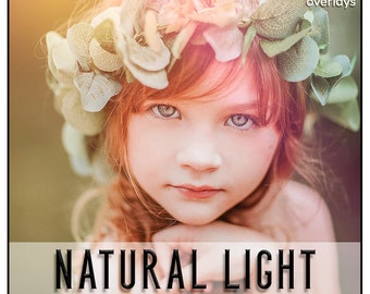 35 NATURAL LIGHT Digitale Overlays, Photoshop Overlays, Sonnenstrahlen, Bunte Lichteffekte, Fotografie Overlay, Naturbilder, JPG-Dateien