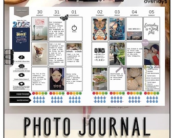 PHOTO JOURNAL, PDF file, Memory Book | Photo Album | Memory Keeper w/ Digital Stickers for GoodNotes, Notability, ZoomNotes, Noteshelf, Xodo