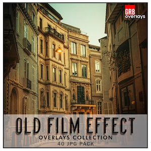 OLD FILM EFFECT Overlays, Vintage Overlays, Light Leak, Film Texture, Photo Overlay, Photoshop Overlays, Film Light Effect, Light Overlays